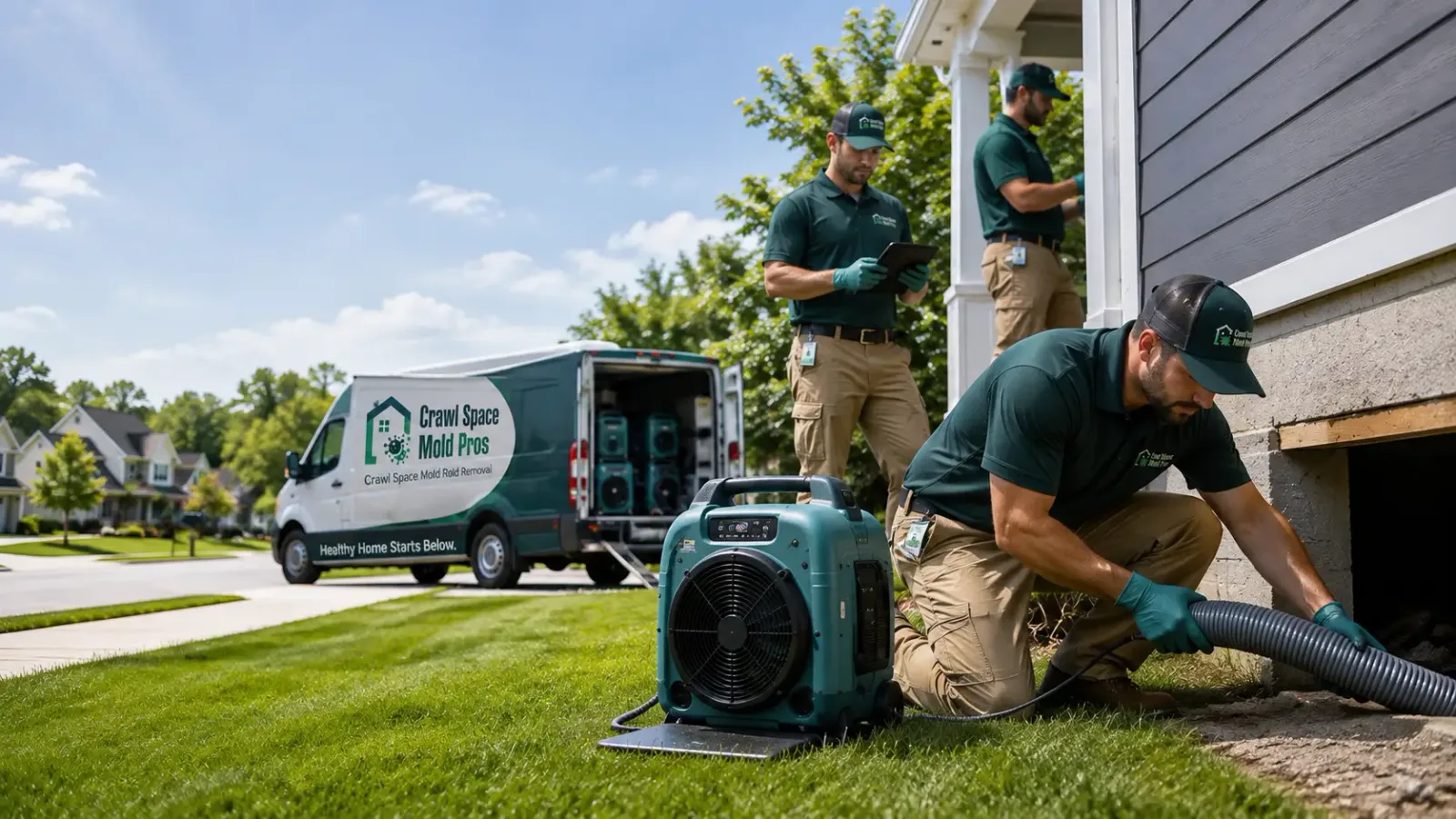 Crawl Space Mold Removal in Pillager, MN